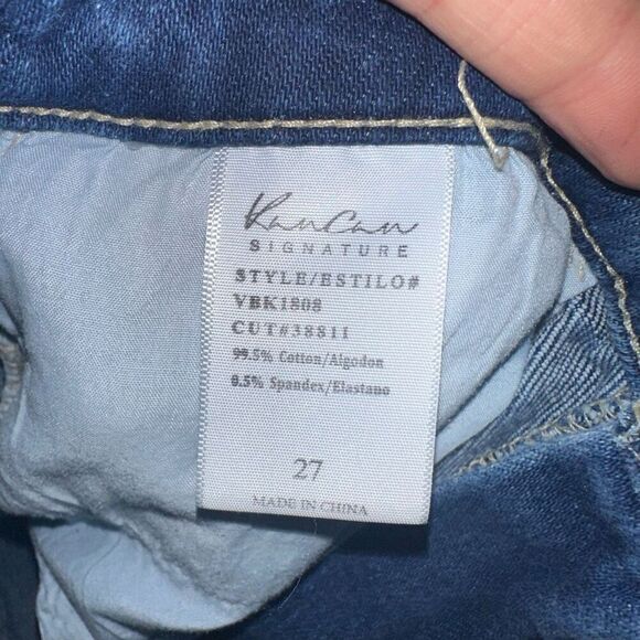 Kancan 27 Mom fit distressed high rise denim shorts - Picture 4 of 4